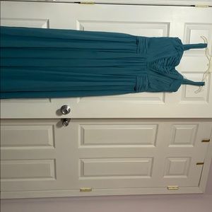 Vera Wang Teal floor length prom dress (worn once)